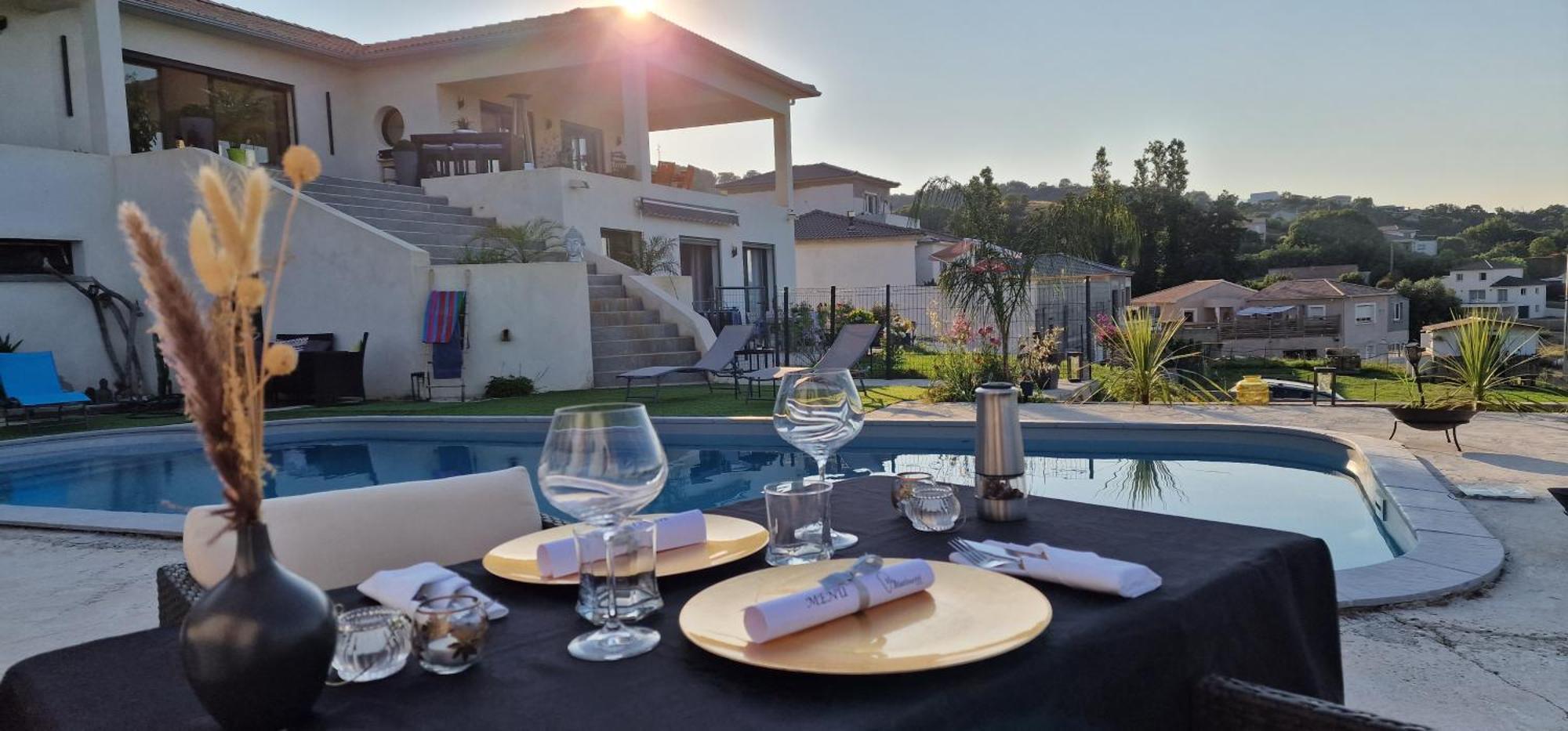Villa Bistinetti Rez De Villa Tout Confort Avec Piscine Penta di Casinca Exterior foto